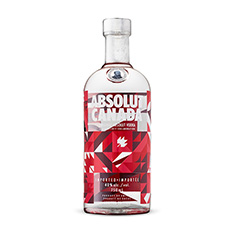 ABSOLUT CANADA LIMITED EDITION BOTTLE